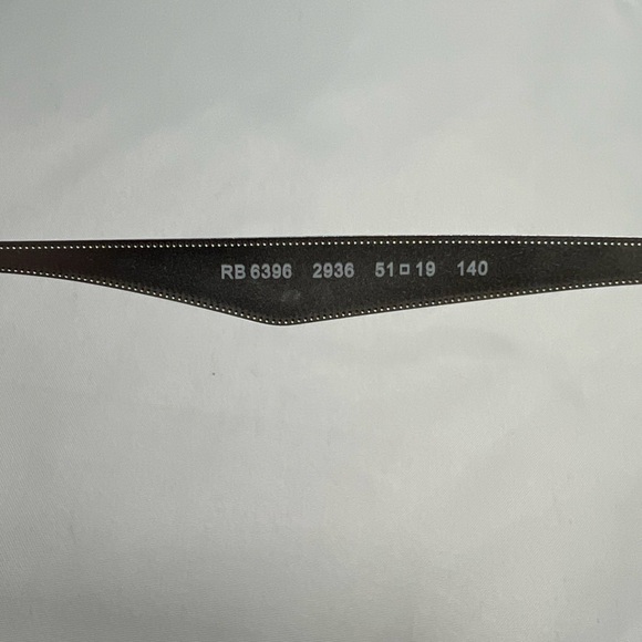 Ray-Ban Clear Half-Rimless Round Eyeglasses with Case - Frames Only - Picture 2 of 10